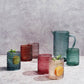 The Wine Savant /  Khen Glassware - Tonal Hobnail Pitcher & Lowball Glassware Set