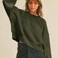 Honestee - Blank Short Cropped Long Sleeve Sweatshirt: MUSTARD / L