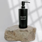 Black Stoneware Hand Soap Dispenser- 15 oz