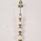 Gold Candle Snuffer White and Gold Beaded Handle