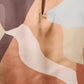 Sunday Edition by LE LIS - ROUND NECK SHORT SLEEVE TOP: MULTI ABSTRACT / M