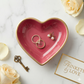 India Handicrafts Inc - Pink Heart Dish