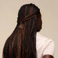 Mini Metal French Hair Pin & Clips 3pc Set - Gold