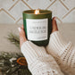 Candle: Under the Mistletoe 15 oz Soy Matte Candle