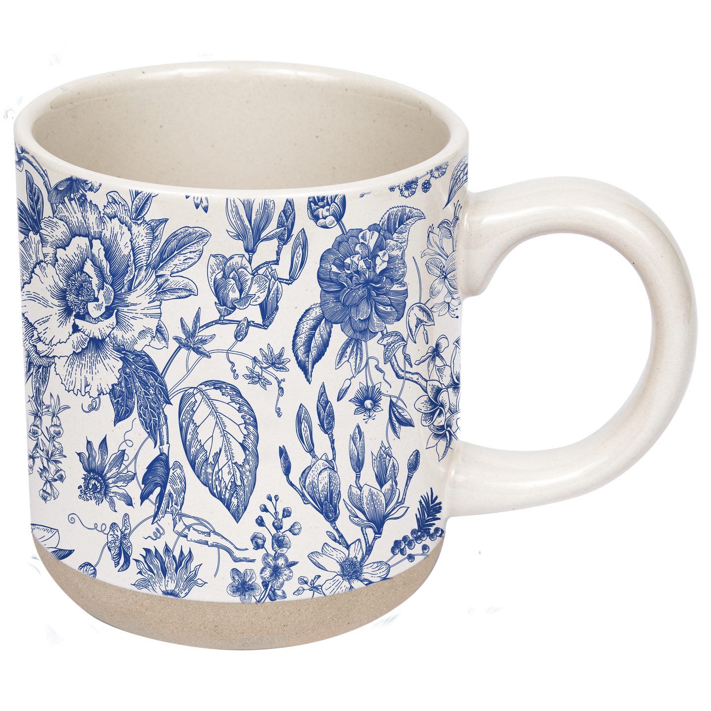 Mug: Blue Delft Stoneware Coffee Mug