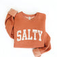 SALTY Graphic Sweatshirt: LIGHT BLUE