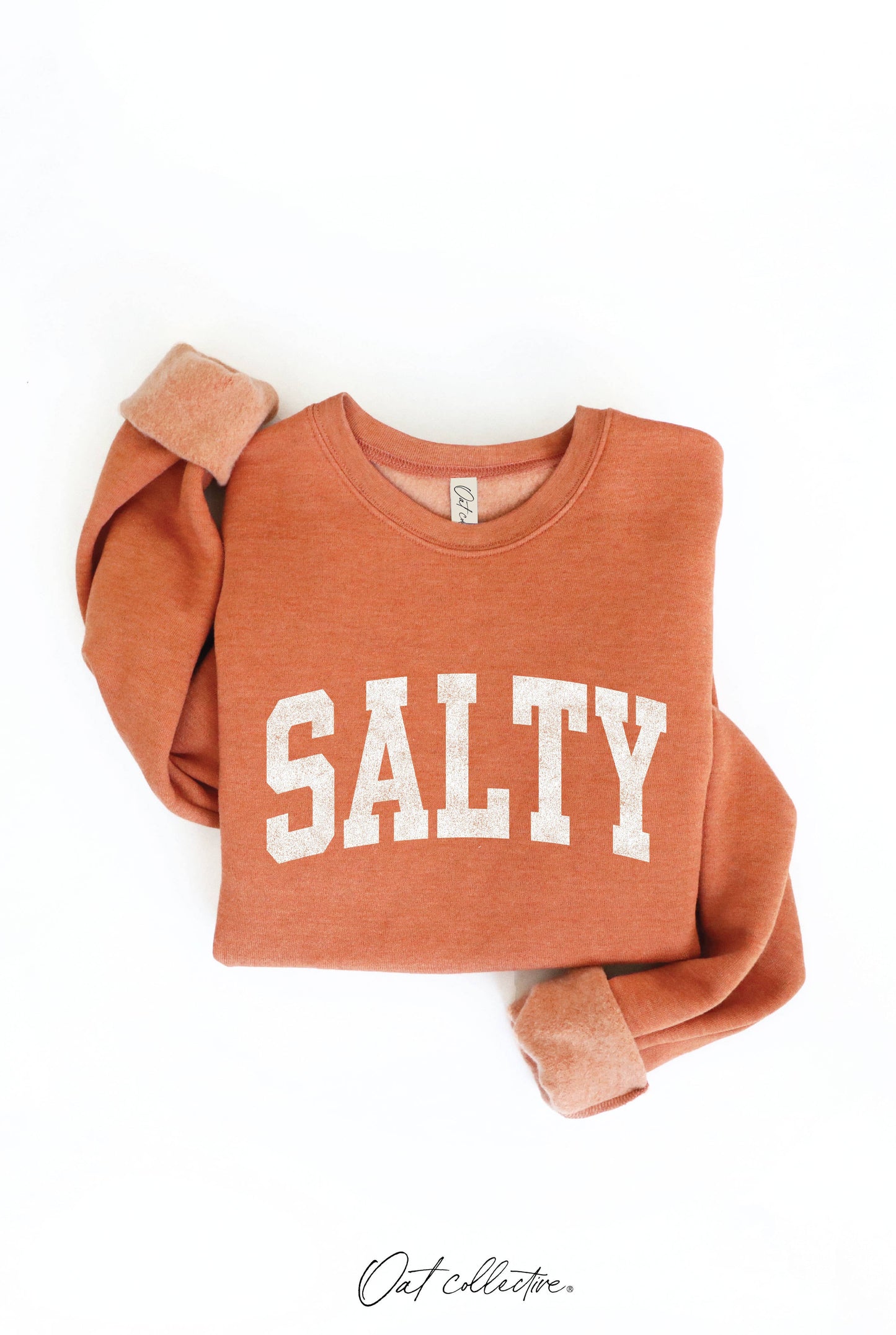 SALTY Graphic Sweatshirt: LIGHT BLUE