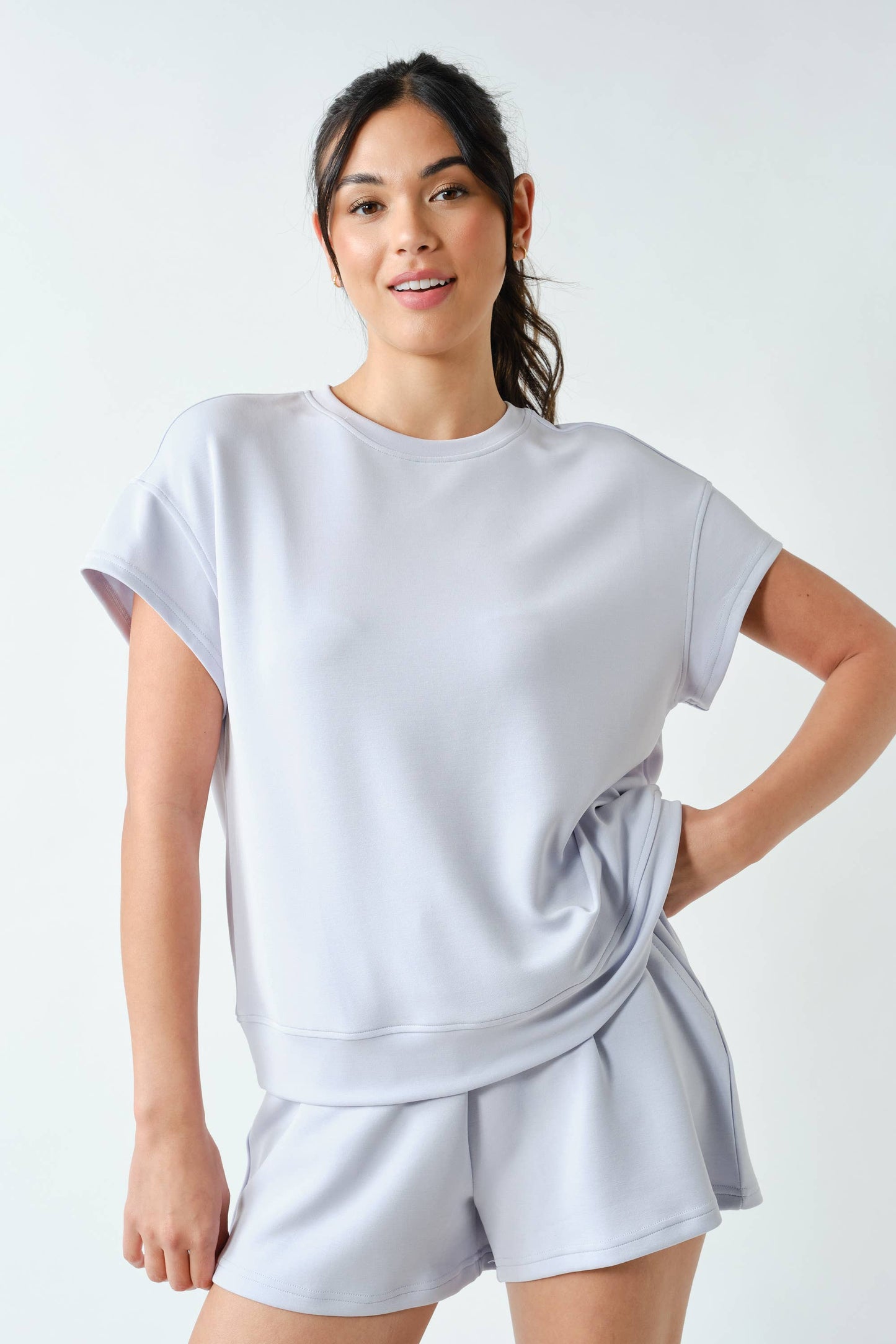Mono B - Laguna CloudScape Short Set: SILKEN TAUPE / 2:2:2 (S : M : L)