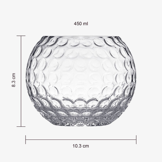 Golf Ball Whiskey Glass: Single