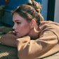 in february - EVERYDAY ESEENTIAL EASY LAYERING BALLOON SLV WAFFLE CARDIGAN: ROSEWOOD / S