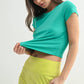 Essential Short Sleeve Tee: SEA GREEN