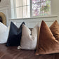 Rennah Collective - Cinnamon Velvet Pillow Cover: 22x22 Cover Only