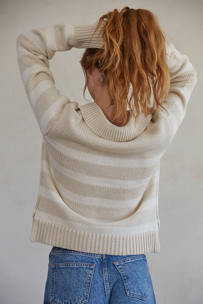 The Hayley Pullover: SAND CREAM