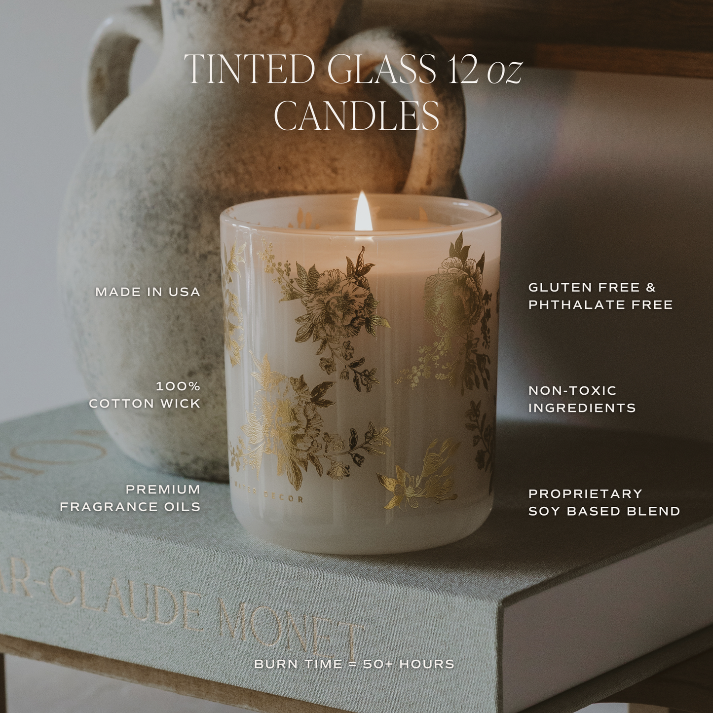 Candle: Gold Delft 12 oz Soy Candle