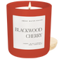 Blackwood Cherry 15 oz Soy Candle, Matte Jar