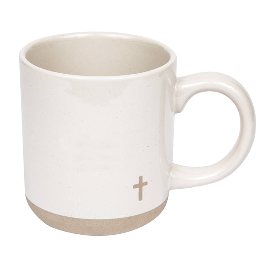 Mug: Cross Stoneware Coffee Mug