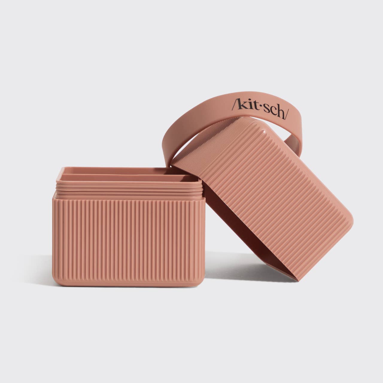 KITSCH - 2-Compartment Travel Case - Terracotta