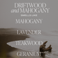 Candle: Driftwood and Mahogany 15 oz Candle, Matte Jar
