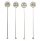 Stainless Steel Stir Sticks - Coffee
