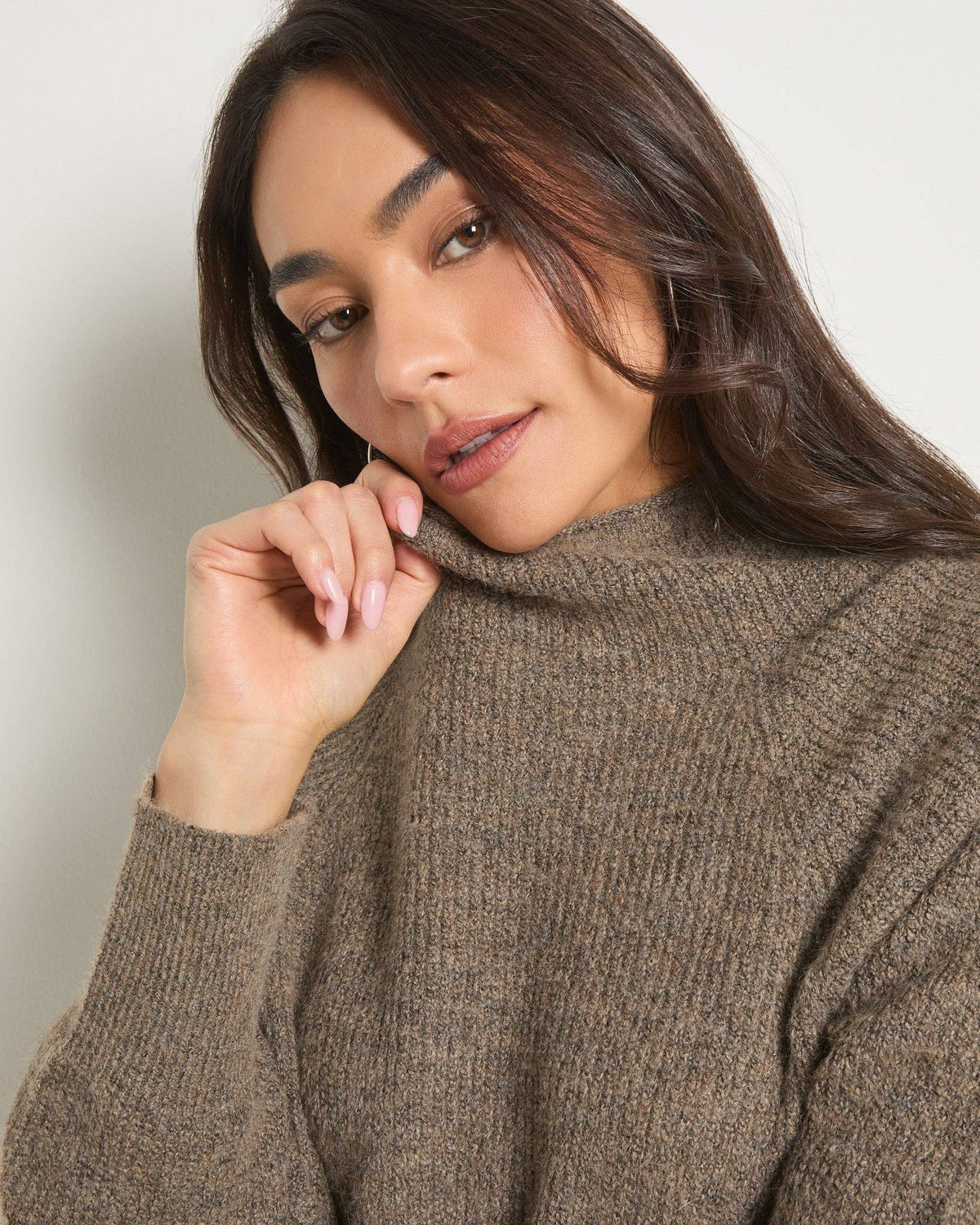 Seventy Eight and Sunny (SEAS) - Driftwood Sweater: Olive Marled / S