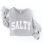 SALTY Graphic Sweatshirt: LIGHT BLUE