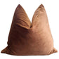 Rennah Collective - Cinnamon Velvet Pillow Cover: 22x22 Cover Only