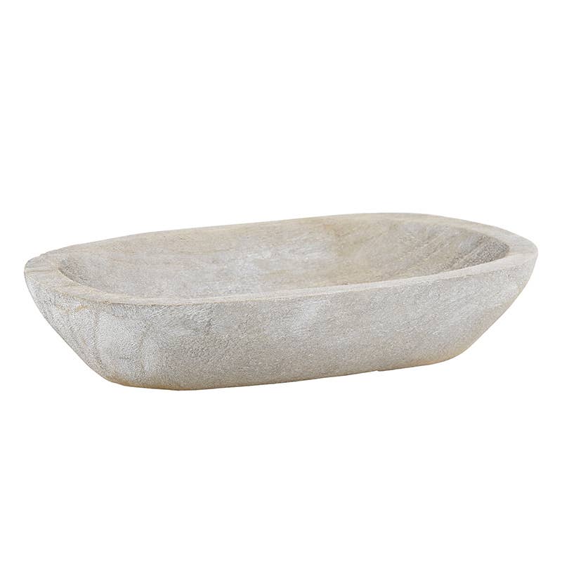 Santa Barbara Design Studio by Creative Brands - Paulownia Wood Dough Bowl - Small - Grey