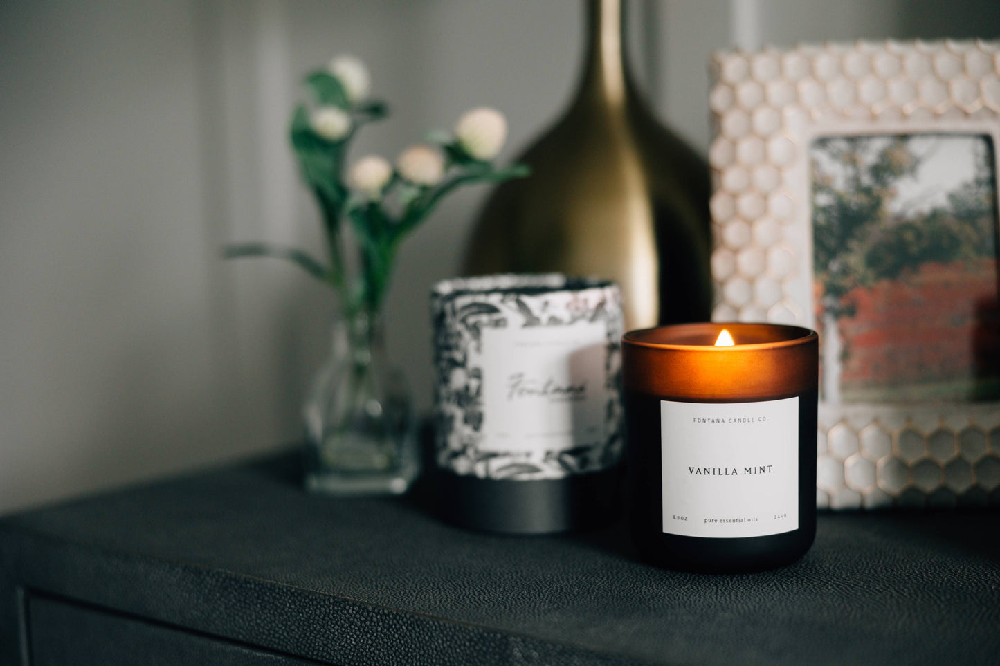 The Luxe Beeswax Essential Oil Natural Candle Collection: LEMONGRASS EUCALYPTUS