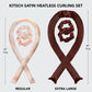 XL Satin Heatless Curling Set - Chocolate