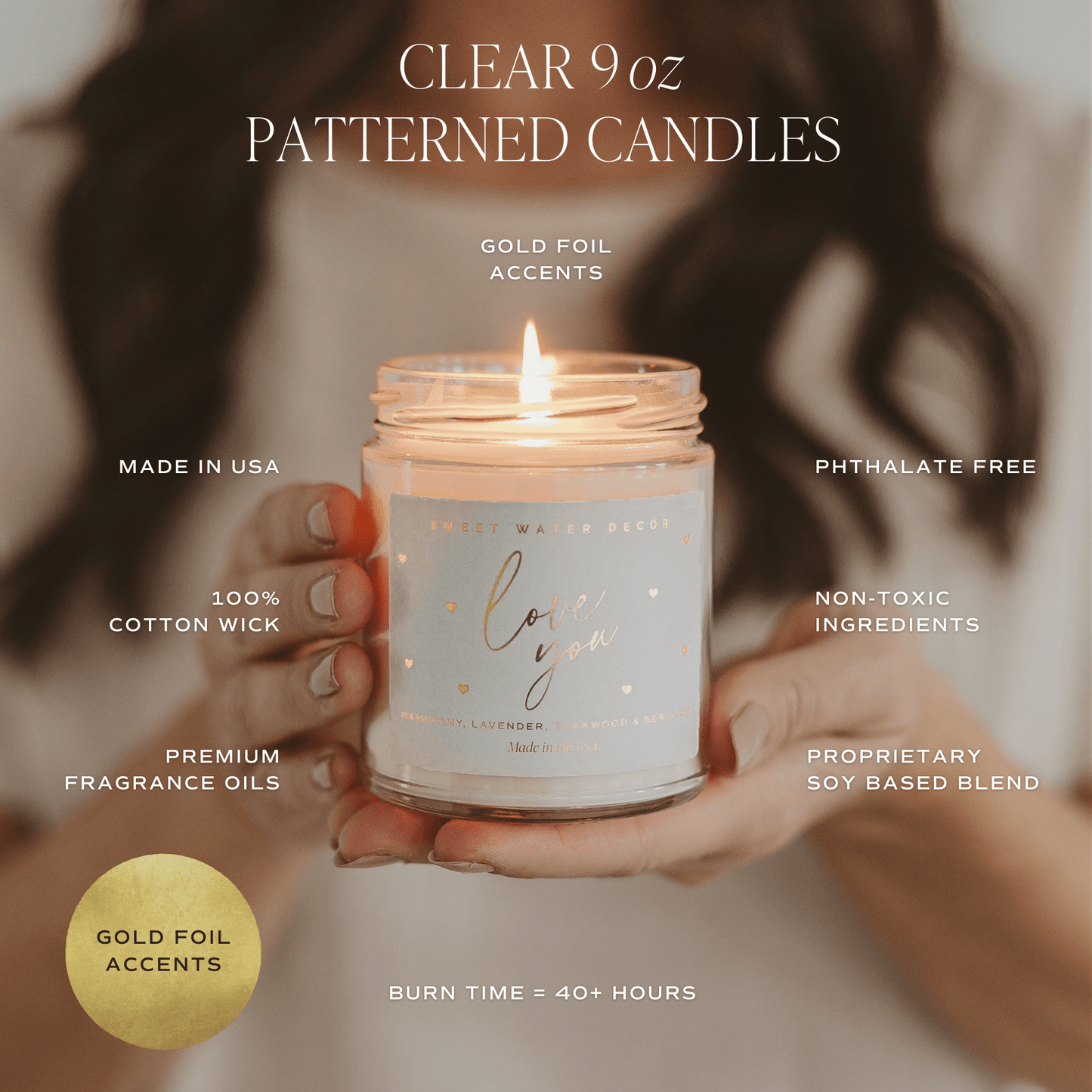 Sweet Water Decor - *NEW* Palo Santo Patchouli 9 oz Soy Candle - Home Decor