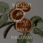 Candle: Weekend 15 oz Soy Candle, Matte Jar