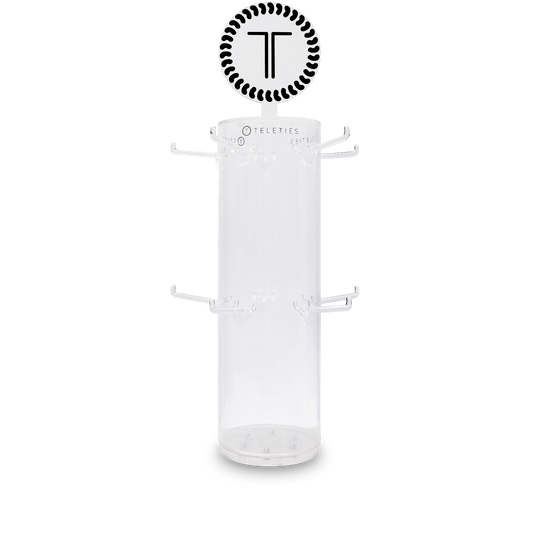 TELETIES - Spiral Hair Coil Headband Display