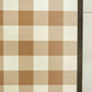 Buffalo Plaid | Burnt Orange: Dark Brown Frame / 24 inches x 24 inches