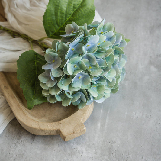 Hydrangea Stem: 20" MIXED BLUE