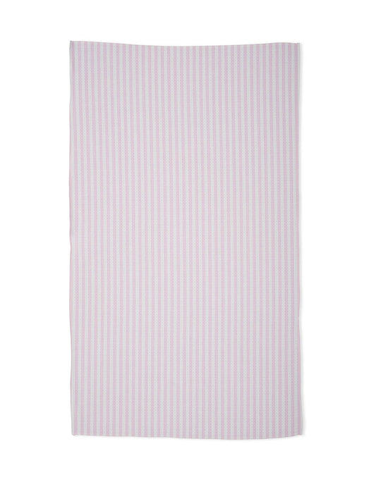 Summer Stripe Pink Tea Towel