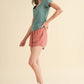 Smoothing Nylon-Spandex Knit Top: PISTACHIO