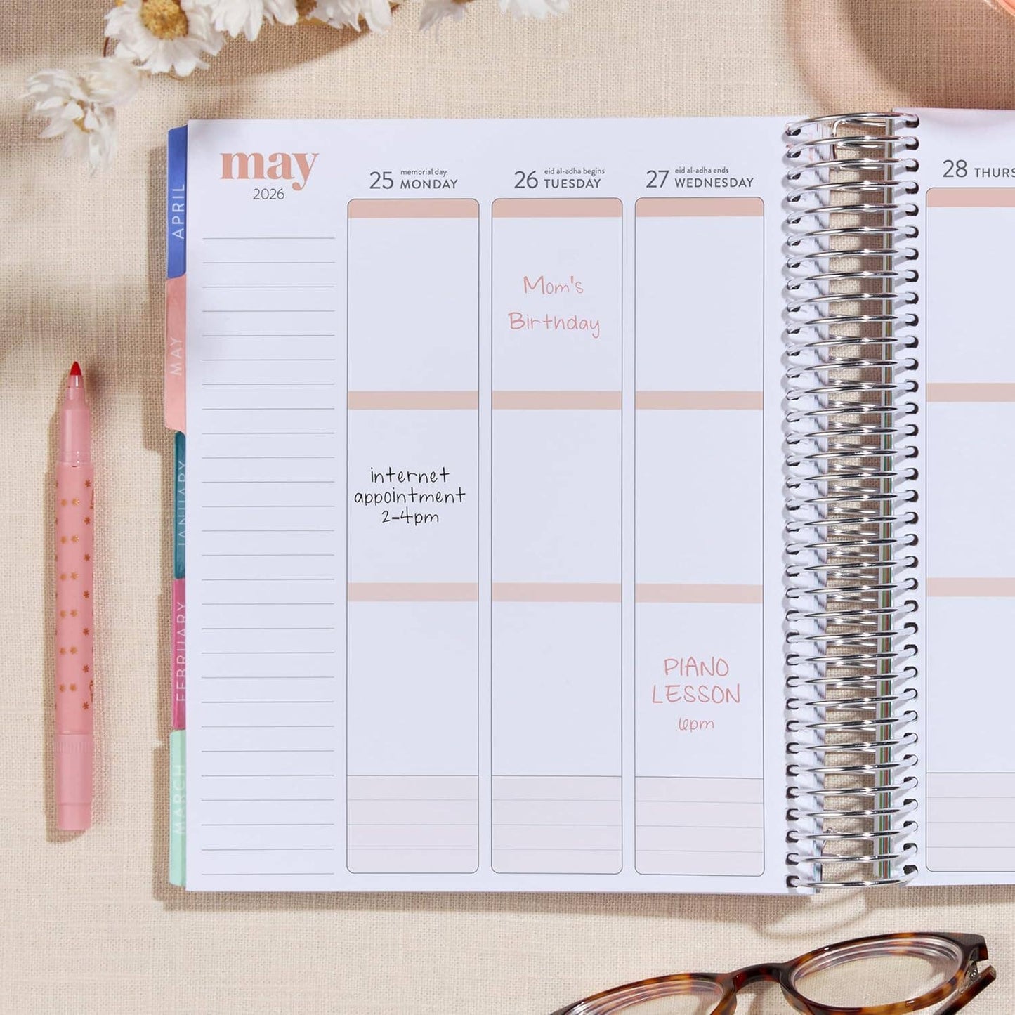 Life Planner - Waveform cover, vertical layout