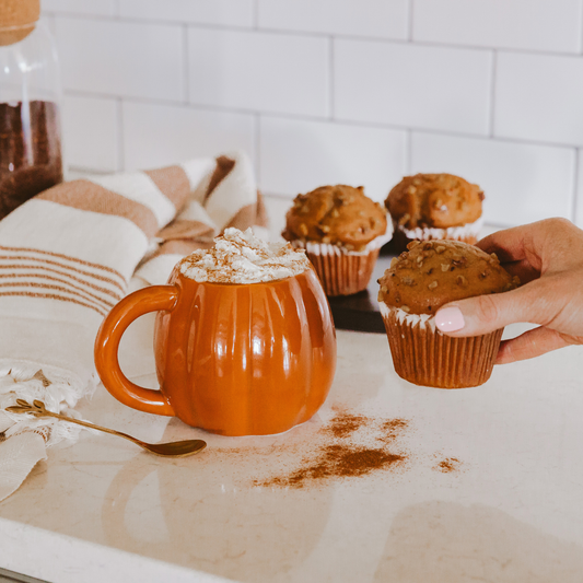 Mug: Orange Pumpkin Coffee Mug