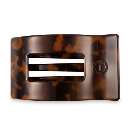 Tortoise | Large | Flat Rectangle Hair Clip