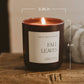 Candle: Gingerbread and Spice 15 oz Soy Candle, Matte Jar