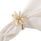 Pearl Flower Napkin Ring: Ivory