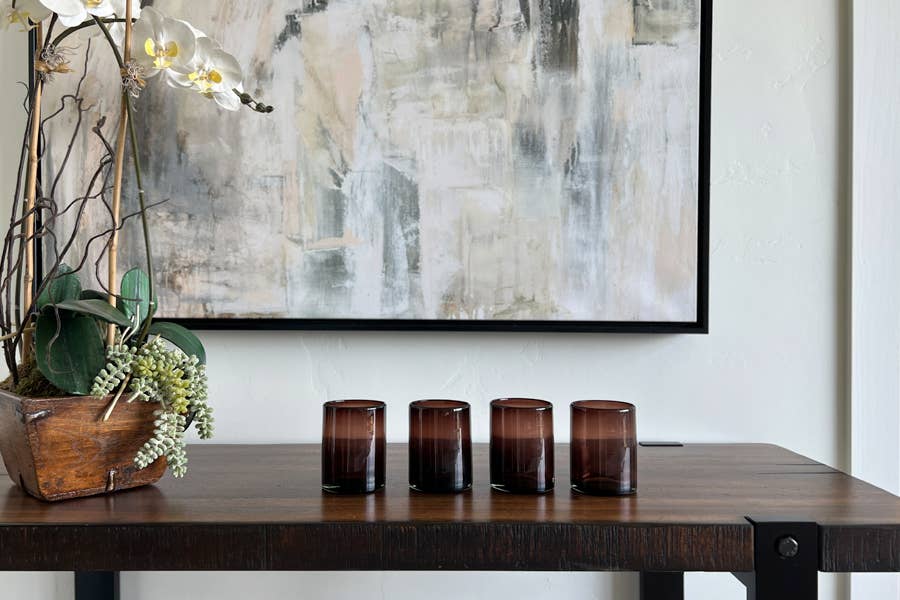 Verve Culture - Handblown Mexican DOF Glasses - Tamarind