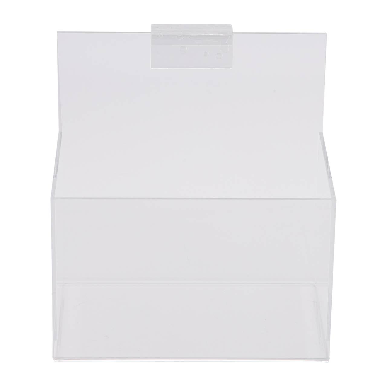 Store Supply Warehouse - Acrylic Single Display Bin For Slatwall Or Wire Grid