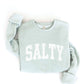 SALTY Graphic Sweatshirt: LIGHT BLUE