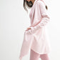 Open Front Longline Hoodie Cardigan: NEW ORCHID