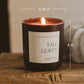 Candle: Driftwood and Mahogany 15 oz Candle, Matte Jar