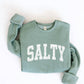 SALTY Graphic Sweatshirt: LIGHT BLUE