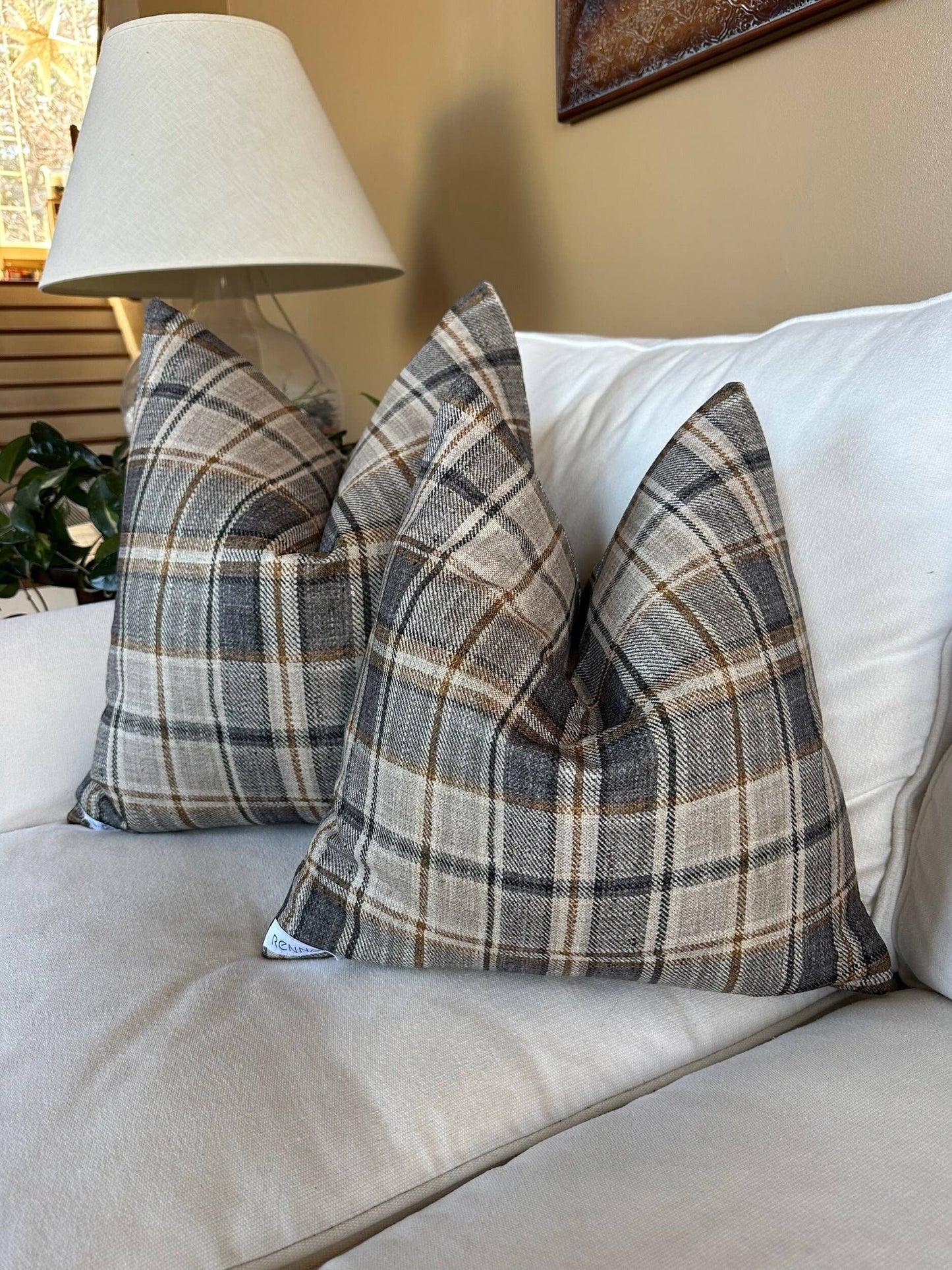 Rennah Collective - Ash Pillow Cover: 22x22 Cover Only