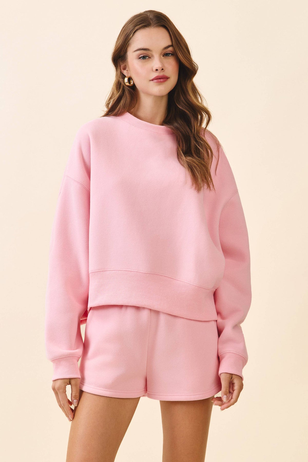 TCEC - CT7976-Dropped Shoulder Sweatshirt : HUNTER GREEN / M