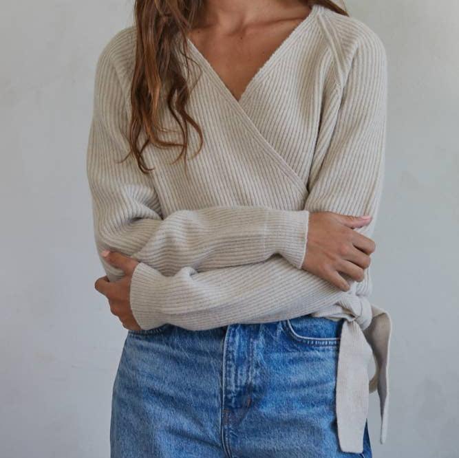 Heartfelt Sweater: OATMEAL